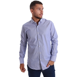 Textil Homem Camisas mangas comprida Gmf 971263/01 Azul