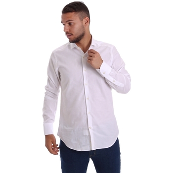 Textil Homem Camisas mangas comprida Gmf 971111/11 Branco