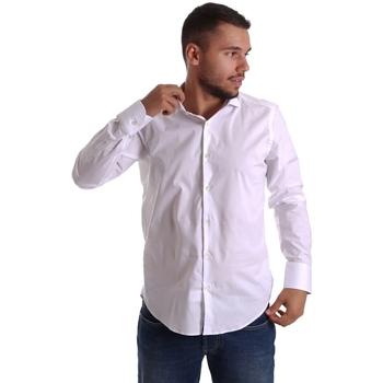 Textil Homem Camisas mangas comprida Gmf 971250/01 Branco