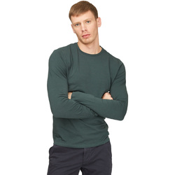 Textil Homem T-shirt mangas compridas Gas 300187 Verde