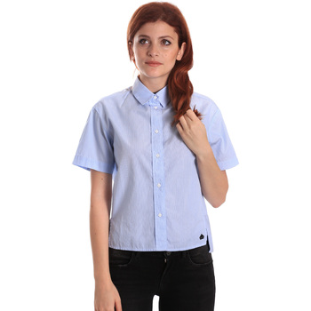 Textil Mulher camisas Fornarina SE174567CA1218 Azul