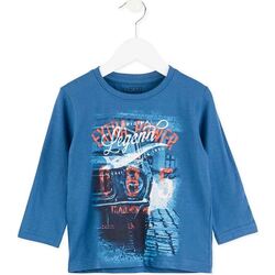 Textil Criança T-shirt mangas compridas Losan 725 1203AC Azul