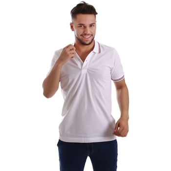 Textil Homem T-shirts e Pólos Key Up 2Q70G 0001 Branco