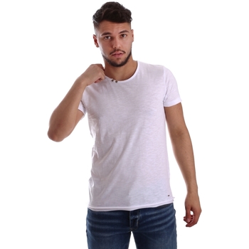 Textil Homem T-shirts e Pólos Key Up 233SG 0001 Branco