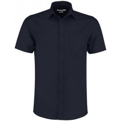 Textil Homem Camisas mangas curtas Kustom Kit KK141 Marinha Negra