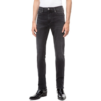 Textil Homem Calças de ganga slim Calvin Klein Jeans J30J308317 Preto