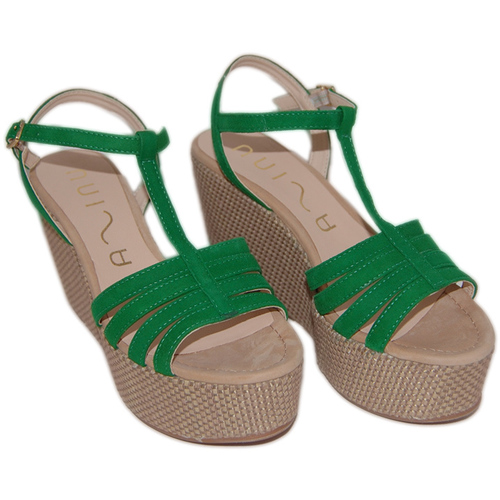 Sapatos Mulher Sandálias Unisa Sandálias Lusono Green Verde