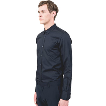 Textil Homem Camisas mangas comprida Antony Morato MMSL00525 FA440012 Azul