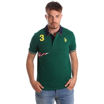 Textil Homem T-shirts e Pólos U.S Polo Assn. 41029 51252 Verde