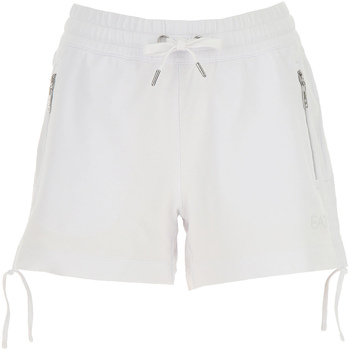 Textil Mulher Shorts / Bermudas Ea7 Emporio Armani 3GTS52 TJ31Z Branco