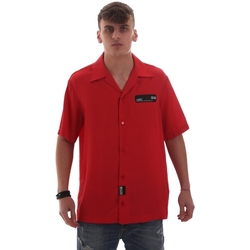 Textil Homem Camisas mangas curtas Versace B1GVB60207619537 Vermelho
