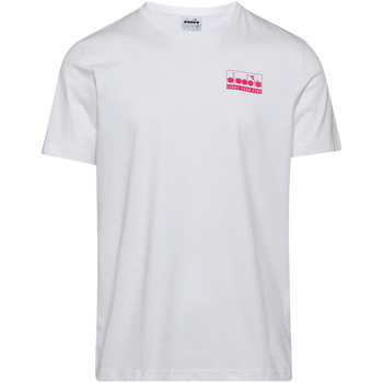 Textil Homem T-Shirt mangas curtas Diadora 502175837 Branco
