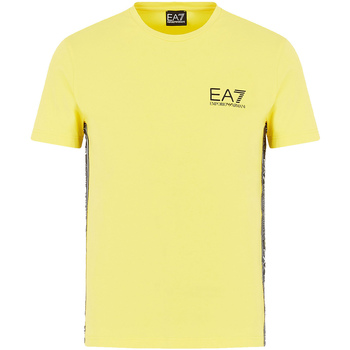 Textil Homem T-Shirt mangas curtas Ea7 Emporio Armani 3HPT07 PJ03Z Amarelo