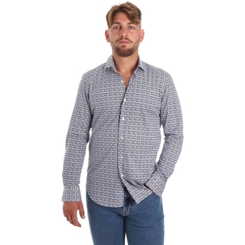 Textil Homem Camisas mangas comprida Betwoin SELZ 6635535 Azul