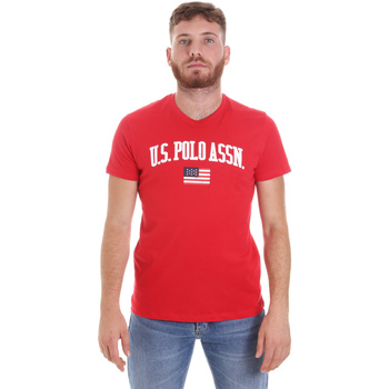 Textil Homem T-shirts e Pólos U.S Polo Assn. 57117 49351 Vermelho