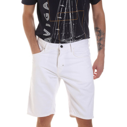 Textil Homem Shorts / Bermudas Antony Morato MMSH00152 FA900123 Branco
