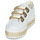 Sapatos Mulher Sapatilhas No Name MALIBU STRAPS Branco / Ouro