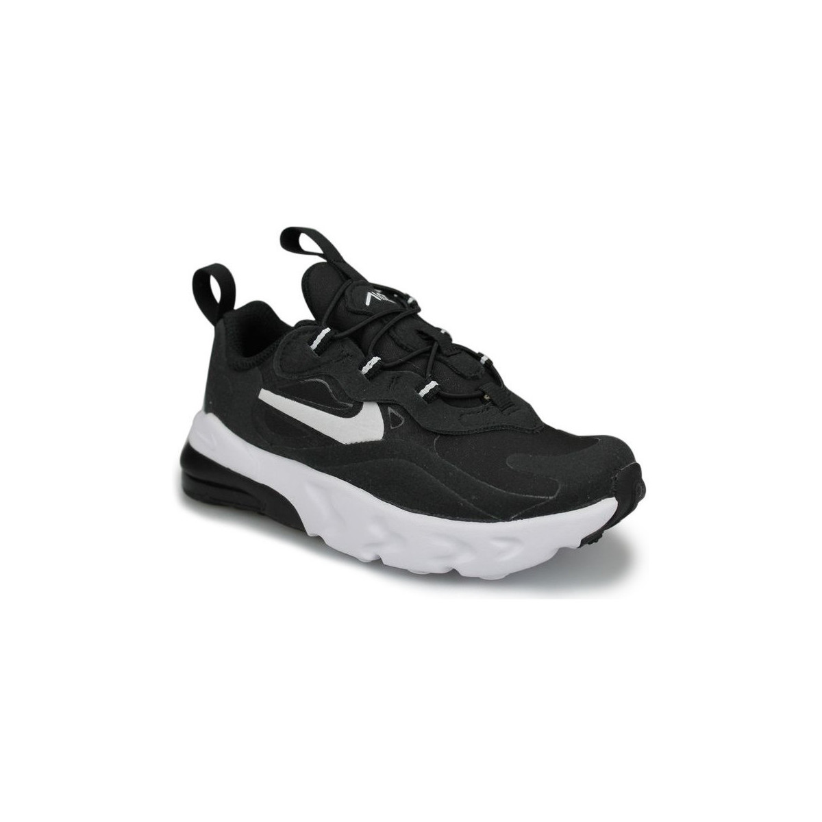 Sapatos Rapaz Sapatilhas Nike Air Max 270 React Bébé Noir Preto