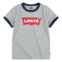 Textil Rapaz T-Shirt mangas curtas Levi's BATWING RINGER TEE Cinza