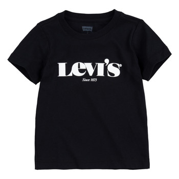 TeCorneliani Rapaz T-Shirt mangas curtas Levi's GRAPHIC TEE Preto