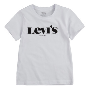 Textil Rapaz Conjunto de roupa de cama Levi's GRAPHIC TEE Branco