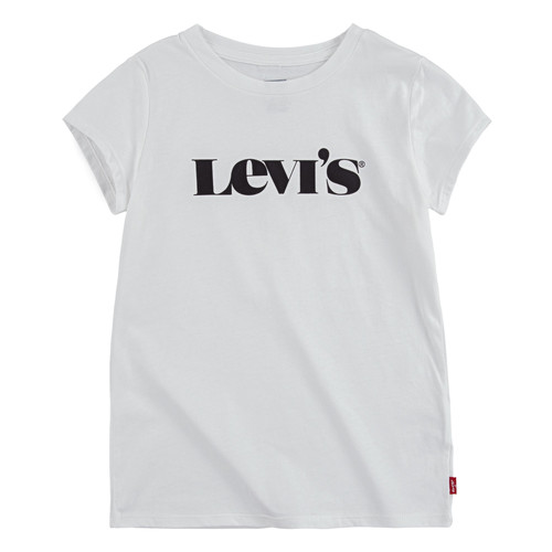 Textil Rapariga T-Shirt mangas curtas Levi's MODERN VINTAGE SERIF TEE Branco
