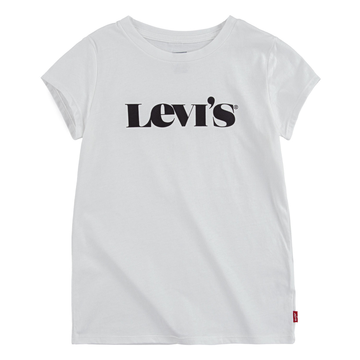 Textil Rapariga T-Shirt mangas curtas Levi's MODERN VINTAGE SERIF TEE Branco