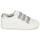 Sapatos Mulher Sapatilhas Geox D PONTOISE C Branco / Prata