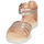 Sapatos Rapariga Sandálias Geox amber SANDAL KARLY GIRL Rosa / Prata