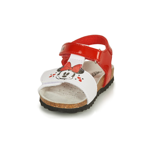 Geox SANDAL CHALKI GIRL Vermelho / Branco