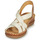 Sapatos Mulher Sandálias Pikolinos CADAQUES W8K Branco / Castanho