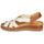 Sapatos Mulher Sandálias Pikolinos CADAQUES W8K Branco / Castanho