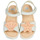 Sapatos Rapariga Sandálias Camper TWINS Rosa / Branco