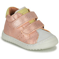 Sapatos Rapariga Sapatilhas Bisgaard TATE Rosa / Ouro