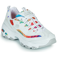 Sapatos Mulher Sapatilhas Skechers D'LITES SUMMER FIESTA Branco / Multicolor