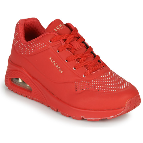 Sapatos Mulher Sapatilhas outsole Skechers UNO STAND ON AIR Vermelho