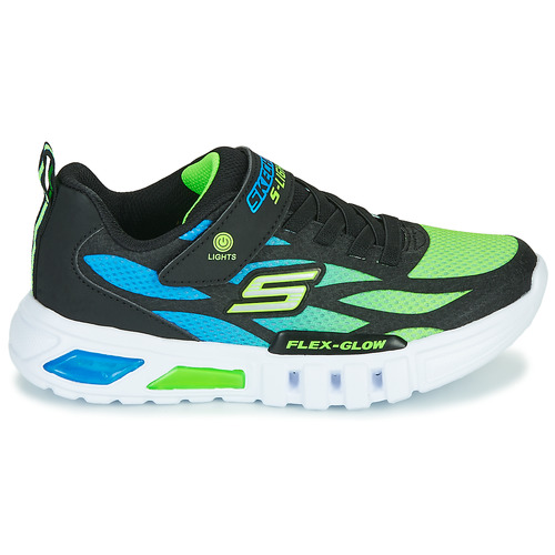Skechers FLEX-GLOW Preto / Azul / Verde