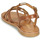 Sapatos Rapariga Sandálias Apliques de paredelarbi BADAMI Camel / Dourado