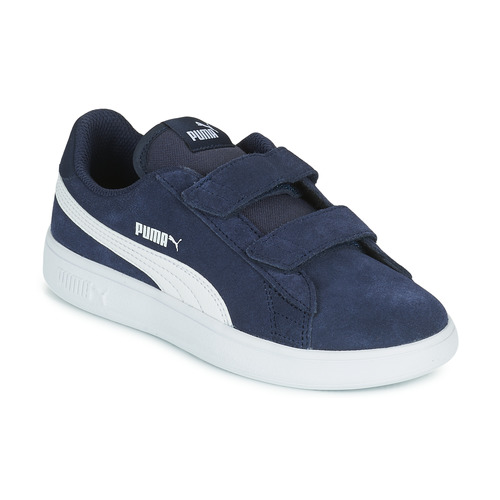 Sapatos Rapaz Sapatilhas logo Puma SMASH PS Azul