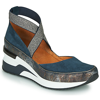 Sapatos Mulher Sapatilhas de cano-alto Mam'Zelle VOLOU Azul / Prata