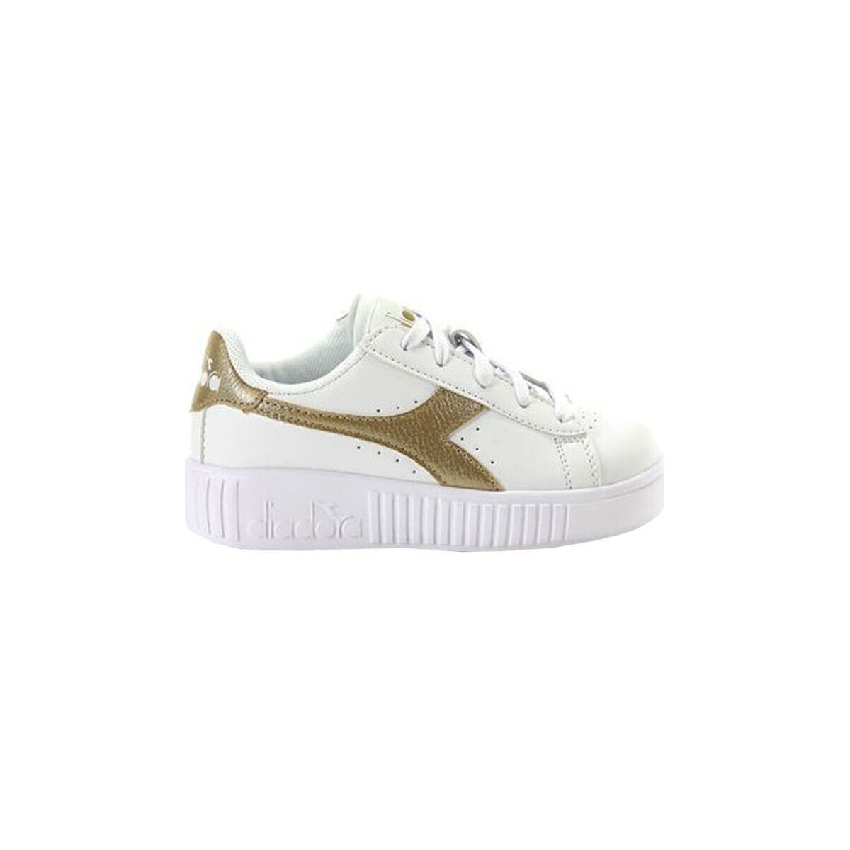 Sapatos Criança Sapatilhas Diadora 101.176596 01 C1070 White/Gold Ouro