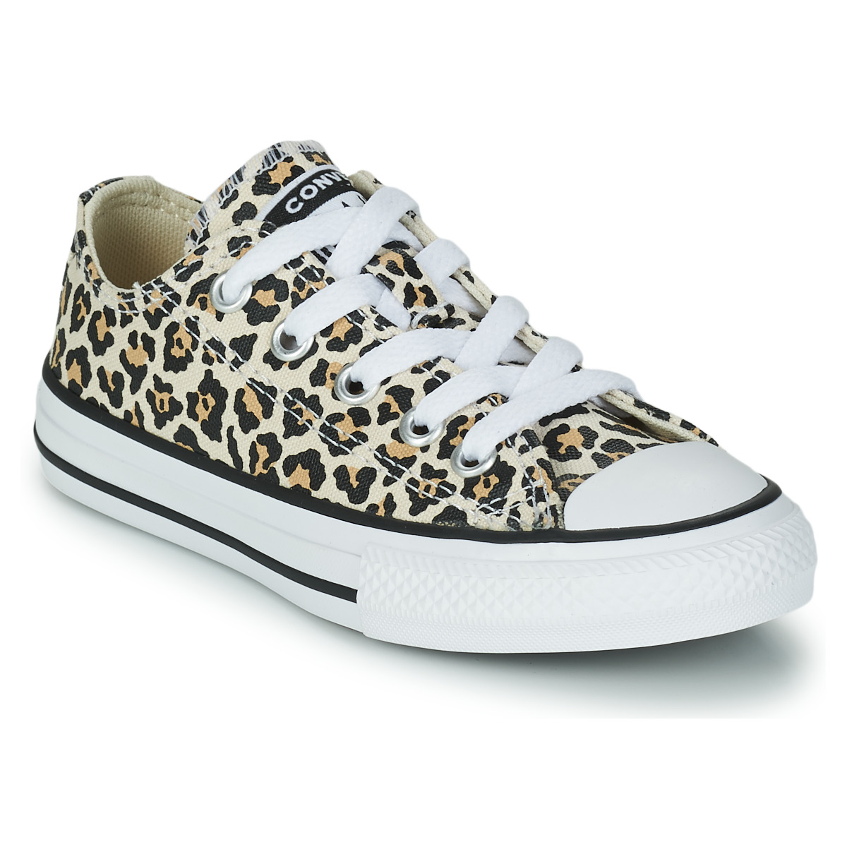 Sapatos Rapariga Sapatilhas Converse CHUCK TAYLOR OX Leopardo / Multicolor