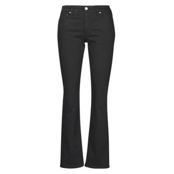 Textil Mulher Calças Jeans Lauren Ralph Lauren MIDRISE STRT-5-POCKET-DENIM Preto