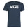 Textil Homem T-Shirt mangas curtas Vans VANS CLASSIC Azul / Branco