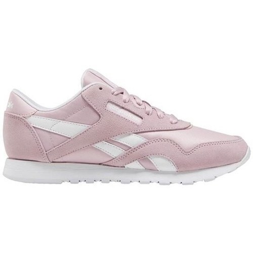 Sapatos Mulher Sapatilhas Reebok Sport CL Nylon Cor-de-rosa, Branco