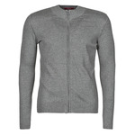 frill-detail zip-up sweatshirt