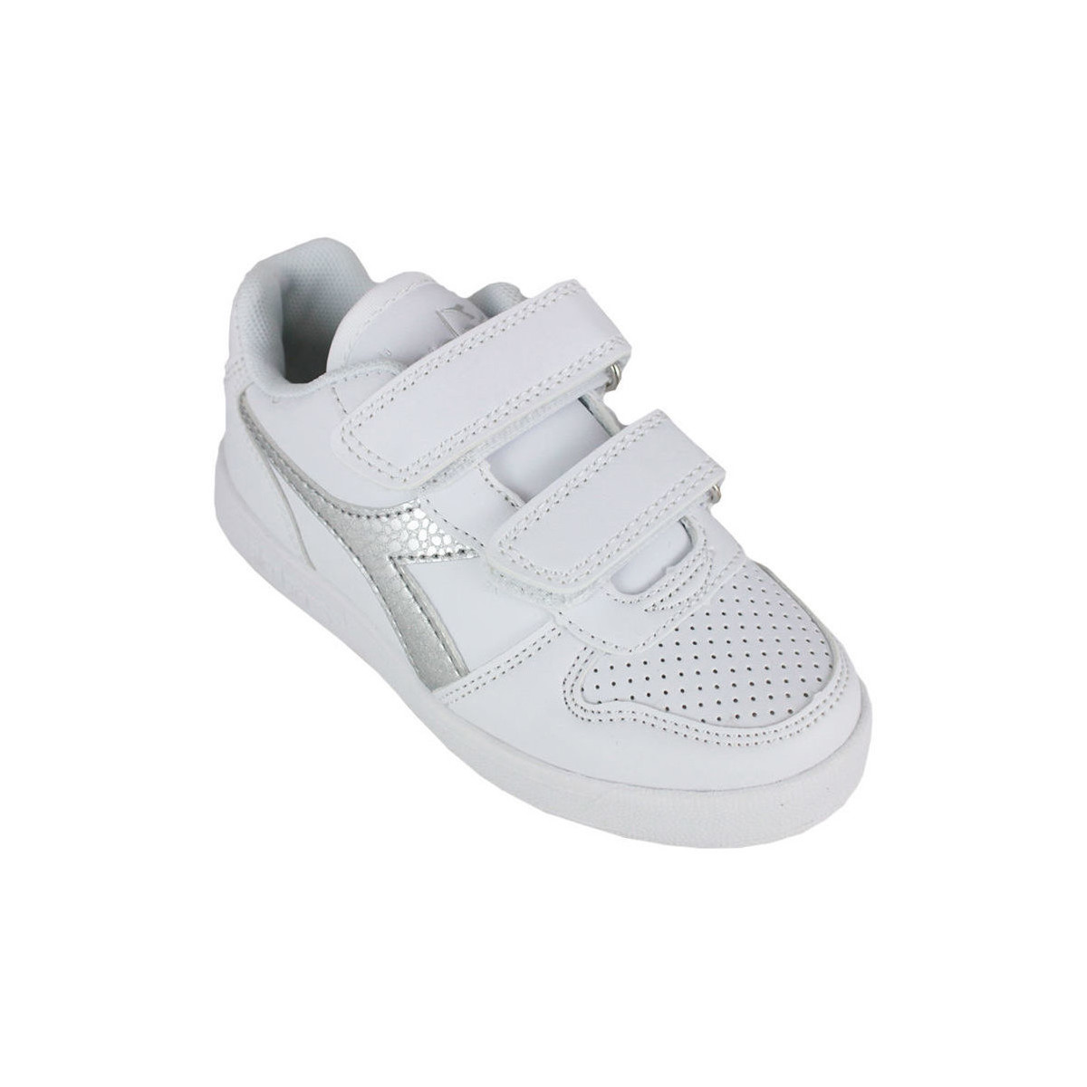 Sapatos Criança Sapatilhas Diadora 101.175782 01 C0516 White/Silver Prata