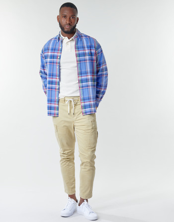 Textil Homem Calça com bolsos Polo Ralph Lauren SHORT PREPSTER AJUSTABLE ELASTIQUE AVEC CORDON INTERIEUR LOGO PO Bege