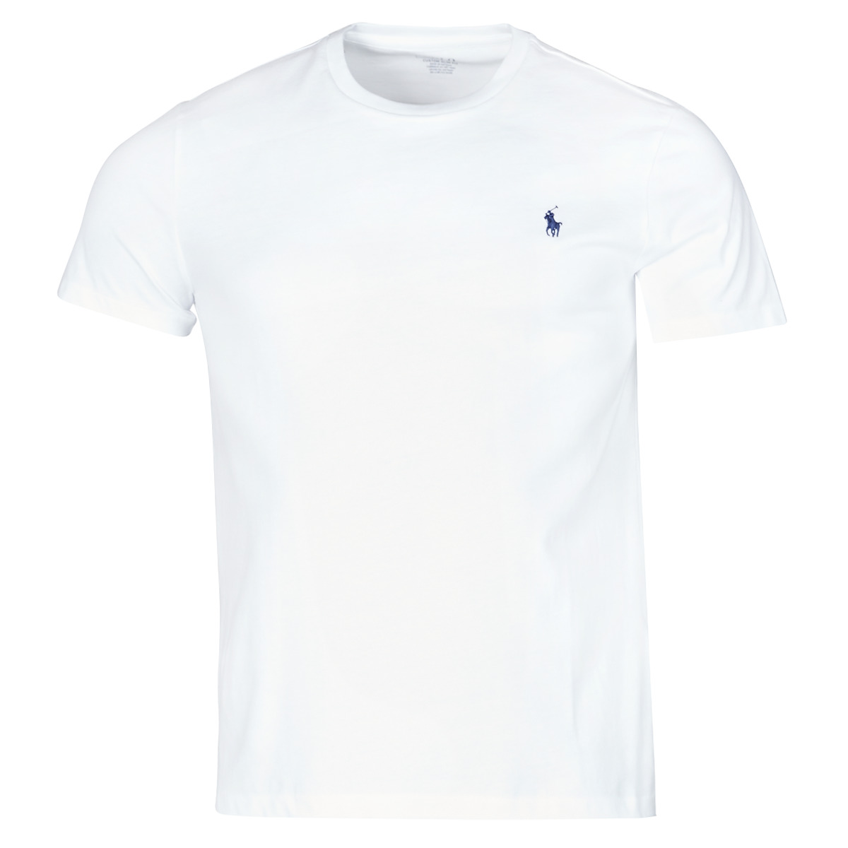 Textil Homem Coke Logo T Shirt Mens T-SHIRT AJUSTE COL ROND EN COTON LOGO PONY PLAYER Branco