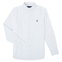 Textil Rapaz Camisas mangas comprida A garantia do preço mais baixo TOUNIA Branco